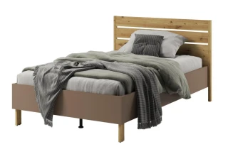 Postel s roštem 120 LIMERA barva dub artisan/lanýž