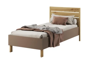 Postel s roštem 90 LIMERA barva dub artisan/lanýž