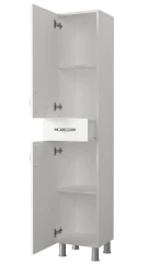 Koupelnová skříňka 2D1S SIVAS bílá