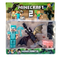Kolekce figurek Minecraft Ender dragon sada 6 ks