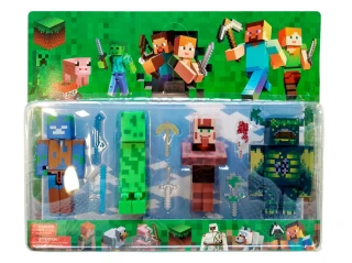 Kolekce figurek Minecraft Warden sada 10 ks