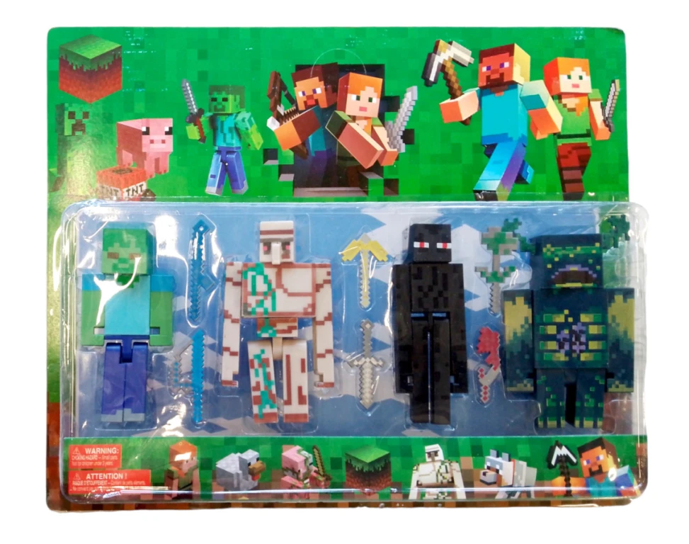 Kolekce figurek Minecraft Bojovníci FIBH2058