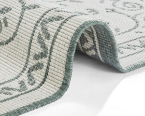 NORTHRUGS kusový koberec Twin Supreme 103865 Leyte Green/Cream – na ven i na doma