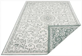 NORTHRUGS kusový koberec Twin Supreme 103865 Leyte Green/Cream – na ven i na doma