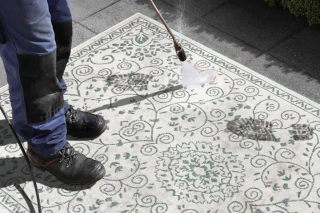 NORTHRUGS kusový koberec Twin Supreme 103865 Leyte Green/Cream – na ven i na doma