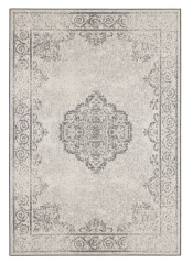 NORTHRUGS kusový koberec Twin Supreme 103870 Cebu Grey/Cream – na ven i na doma