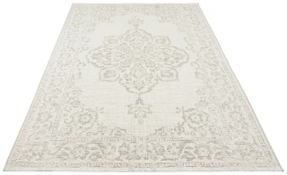 NORTHRUGS kusový koberec Beach 103854 Cream/Beige – na ven i na doma
