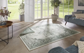 NORTHRUGS kusový koberec Twin Supreme 104139 Green/Cream – na ven i na doma