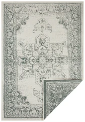 NORTHRUGS kusový koberec Twin Supreme 104139 Green/Cream – na ven i na doma