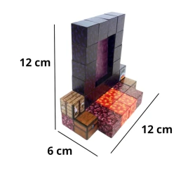Magnetická stavebnice Minecraft Portál 32ks