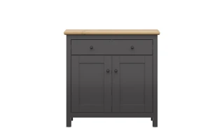HESEN komoda KOM2D1S/10/10, grafit/dub artisan č.3
