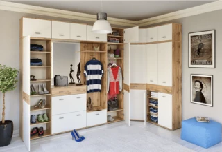 Skříňka CYRIL TYP 6, dub wotan/bílá č.5