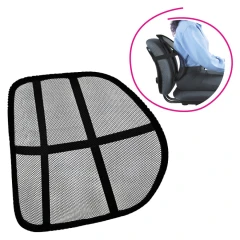 Ergonomická opěrka zad, černá, BEKIO