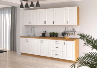 Kuchyňská skříňka Stipe 50 GU 36 1F bílá/dub artisan č.3