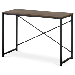 Stůl pracovní, MDF, dekor staré dřevo, černý kov GD-504 OLW