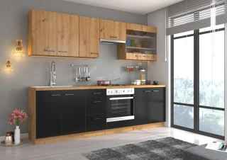 Kuchyňský regál Molly 30-D-ZAK-BB dub artisan č.4