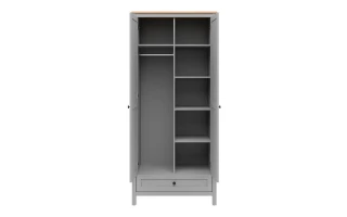 SALGA šatní skříň SZF2D1S, šedá arktisgrau/dub artisan č.3