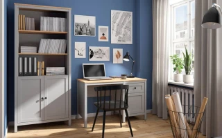 SALGA komoda KOM2D1S, šedá arktisgrau/dub artisan č.7