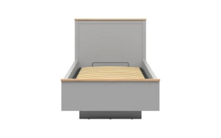 SALGA postel LOZ/90, šedá arktisgrau/dub artisan č.4