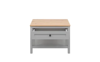 SALGA konferenční stolek LAW1S, šedá arktisgrau/dub artisan č.4