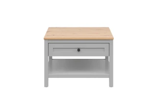 SALGA konferenční stolek LAW1S, šedá arktisgrau/dub artisan č.2