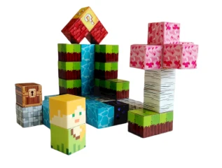 Magnetická stavebnice Minecraft Magic cube 48ks