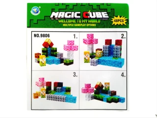 Magnetická stavebnice Minecraft Magic cube 48ks