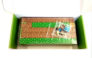 Magnetická stavebnice Minecraft Stromy a vodopád s postavičkou 101ks