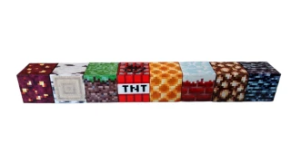 Magnetická stavebnice Minecraft TNT world 100ks
