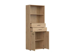 SPACE OFFICE regál REG2D2S/200, dub artisan č.3