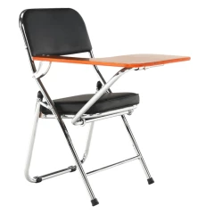 Židle s deskou na psaní TEKER - černá/přírodní