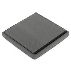 Taburet s úložným prostorem, šedá manšestrová látka TAB-471 GREY6