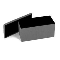 Taburet s úložným prostorem, šedá manšestrová látka TAB-472 GREY6
