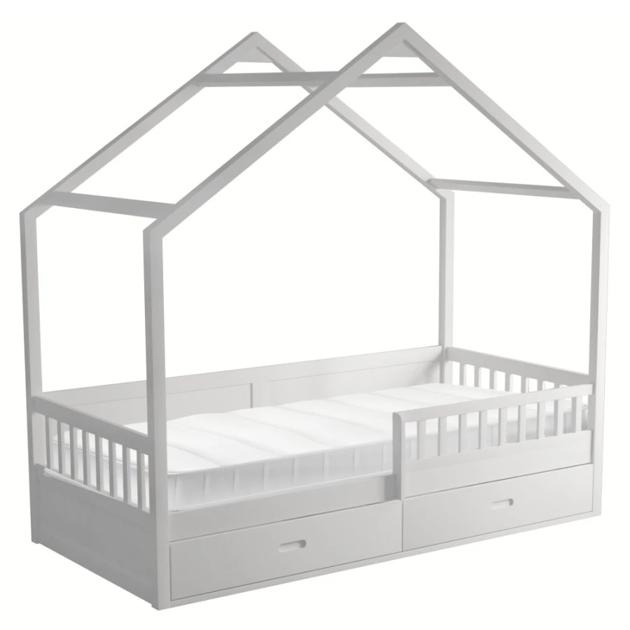 Montessori postel BIANKA 90x200 - bílá