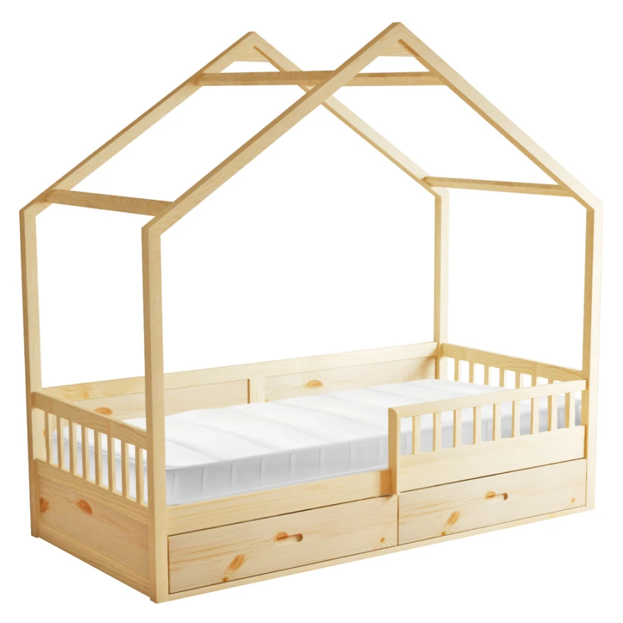 Montessori postel BIANKA 90x200 - přírodní