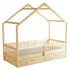 Montessori postel, 90x200, přírodní, masiv, BIANKA