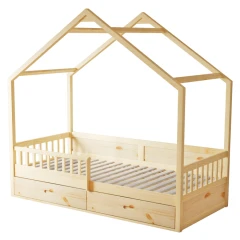 Montessori postel, 90x200, přírodní, masiv, BIANKA