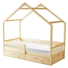 Montessori postel, 90x200, přírodní, masiv, BIANKA