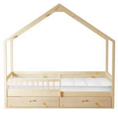 Montessori postel, 90x200, přírodní, masiv, BIANKA