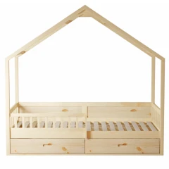 Montessori postel, 90x200, přírodní, masiv, BIANKA