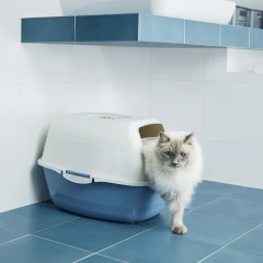 ECO BAILEY toaleta pro kočky - modrá