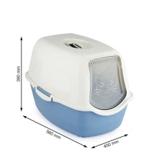 ECO BAILEY toaleta pro kočky - modrá