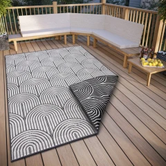 Hanse Home kusový koberec Pangli 105852 Black – na ven i na doma