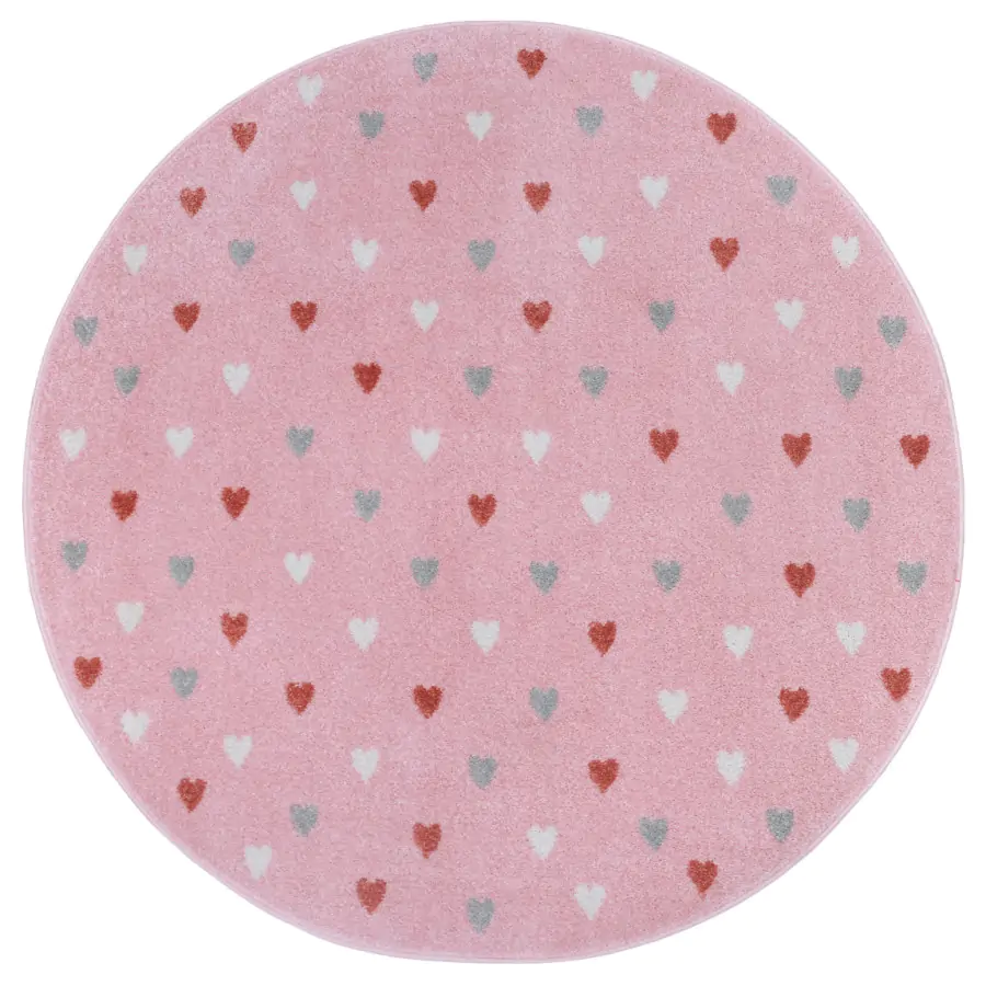 Hanse Home Dětský koberec Adventures 105951 Rose 140x140 (průměr) kruh