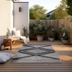 ELLE Decoration kusový koberec Gemini 106014 Black z kolekce Elle – na ven i na doma