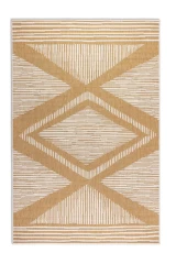 ELLE Decoration kusový koberec Gemini 106017 Ochre z kolekce Elle – na ven i na doma