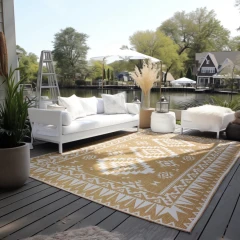 ELLE Decoration kusový koberec Gemini 106022 Ochre z kolekce Elle – na ven i na doma