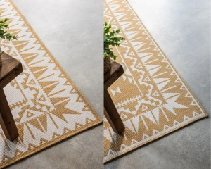 ELLE Decoration kusový koberec Gemini 106022 Ochre z kolekce Elle – na ven i na doma