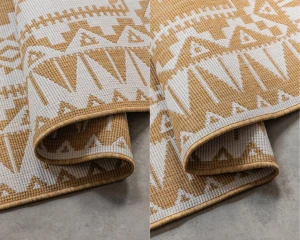 ELLE Decoration kusový koberec Gemini 106022 Ochre z kolekce Elle – na ven i na doma