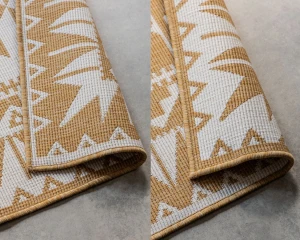 ELLE Decoration kusový koberec Gemini 106022 Ochre z kolekce Elle – na ven i na doma